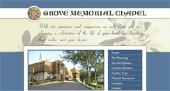 Desktop Screenshot of grovememorialchapel.com